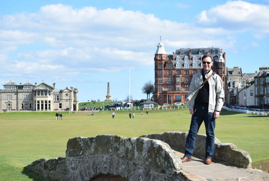 Photo of Roy Spruce at St Andrew's Golf Course
